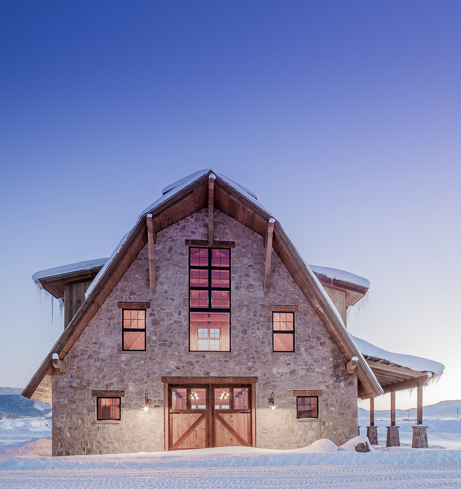 Wild Goose Barn Rustic Shed Denver by Kelly & Stone Architects