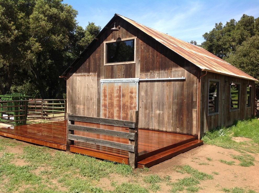 Inspiration for a farmhouse barn in San Luis Obispo.