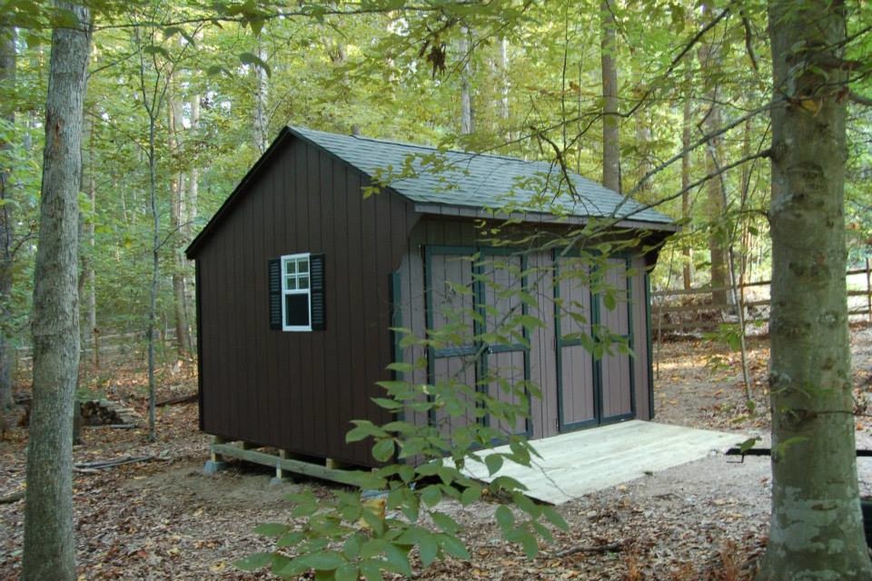 Inspiration for a mid-sized detached garden shed remodel in DC Metro