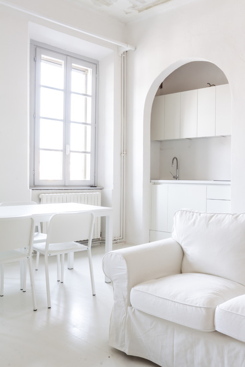 オールホワイトのインテリア もっと上達するためのポイントとは Houzz ハウズ オールホワイトのインテリア もっと上達するためのポイントとは Houzz ハウズ