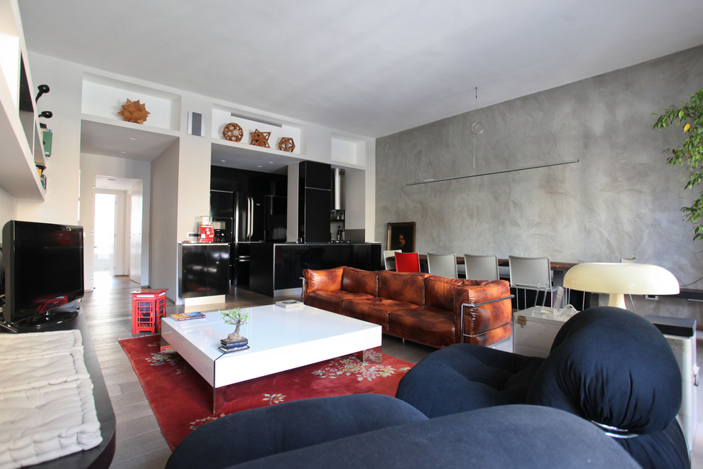 Photo of a contemporary living room in Milan.