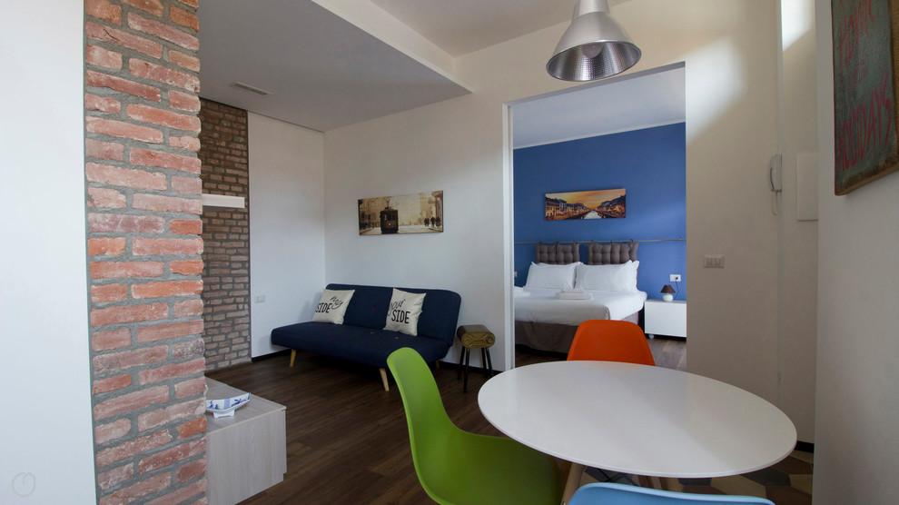 Idee per un piccolo soggiorno moderno stile loft