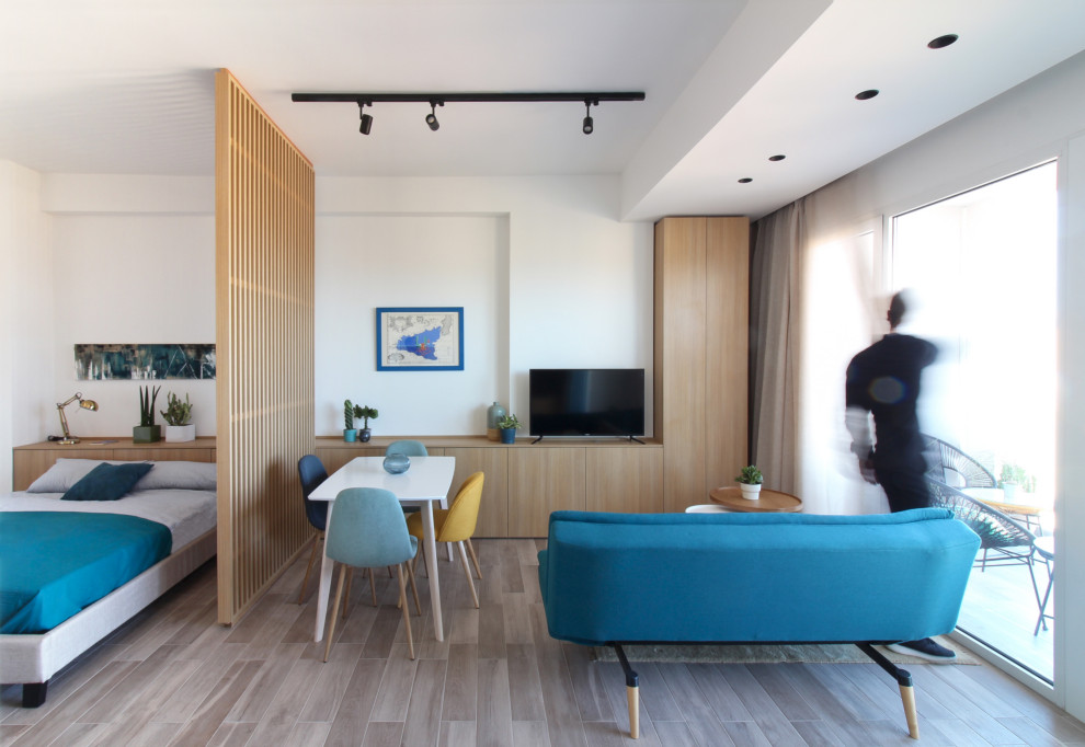 Idee per un soggiorno design stile loft