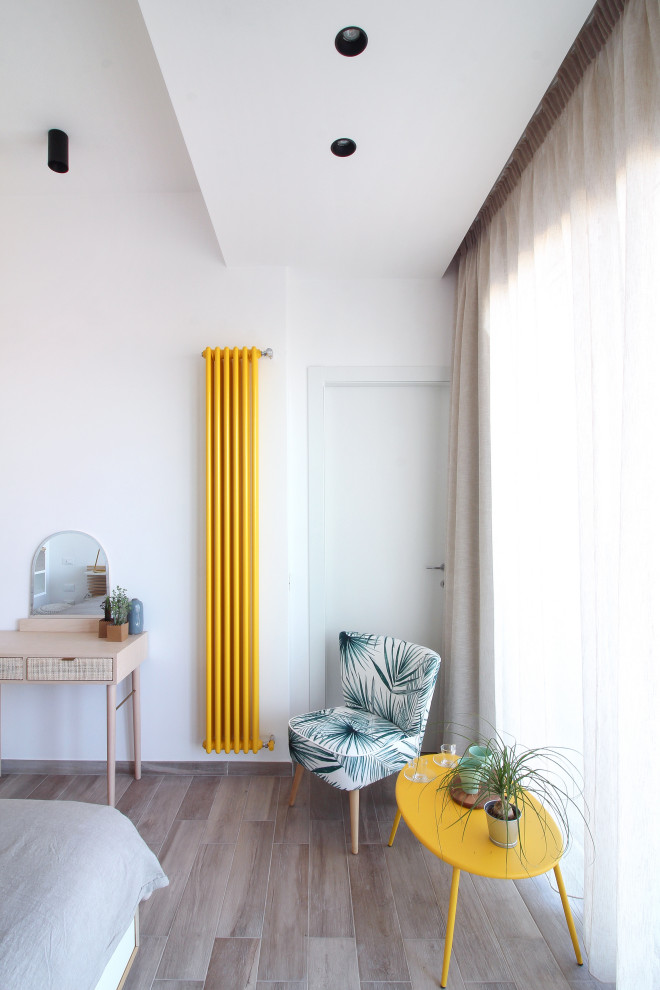 Ispirazione per un soggiorno minimal stile loft