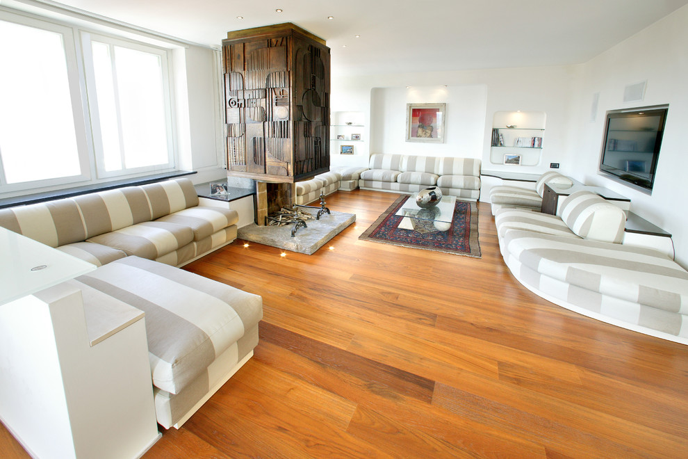 Example of a living room design in Turin