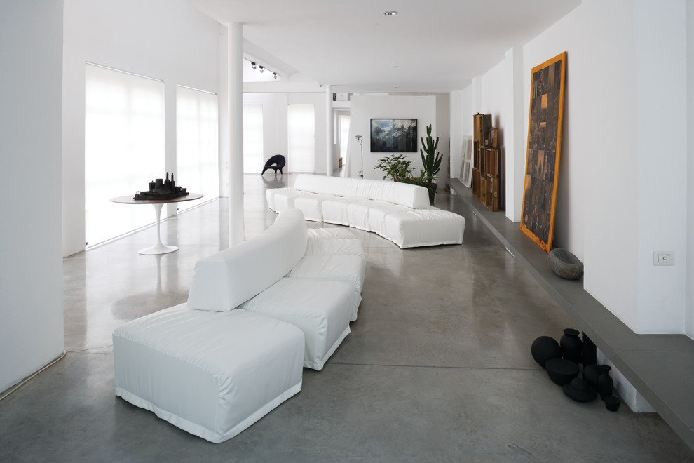 Immagine di un soggiorno minimal