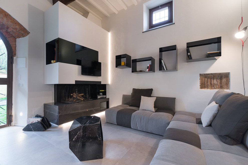 Modernes Wohnzimmer in Florenz