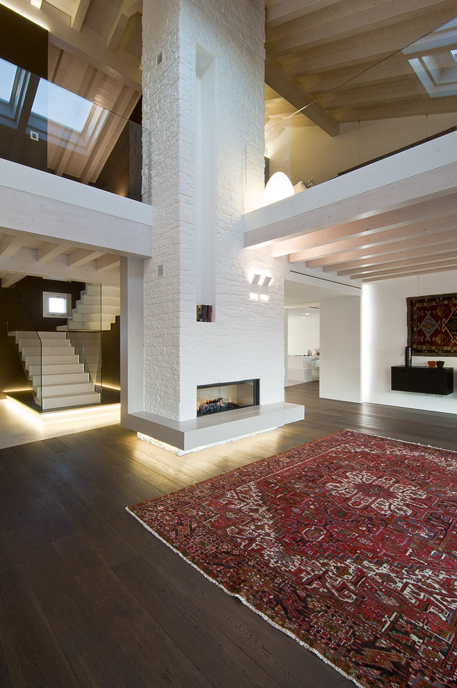Living room - contemporary living room idea in Venice