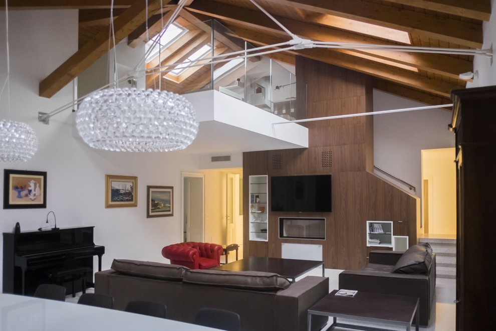 Sottotetto in centro a Udine - Contemporary - Living Room - Venice - by  Arch&Craft Architects | Houzz