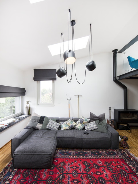 Voce del Verbo Loft. Appartamento all'ultimo piano con terrazzo. -  Contemporary - Living Room - Turin - by IDEeA Interior Design e  Architettura | Houzz