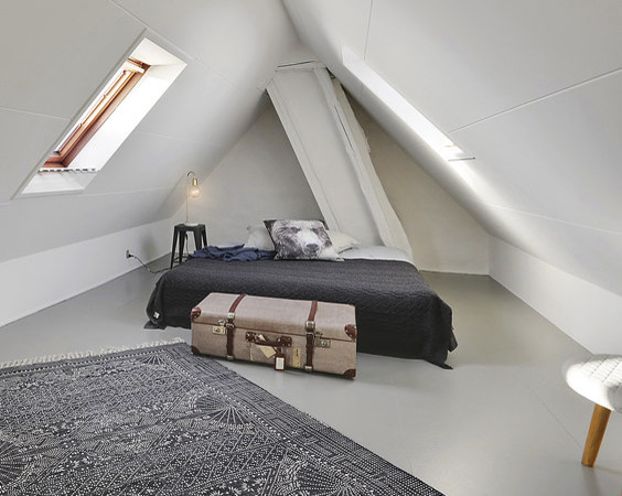 Danish bedroom photo in Copenhagen