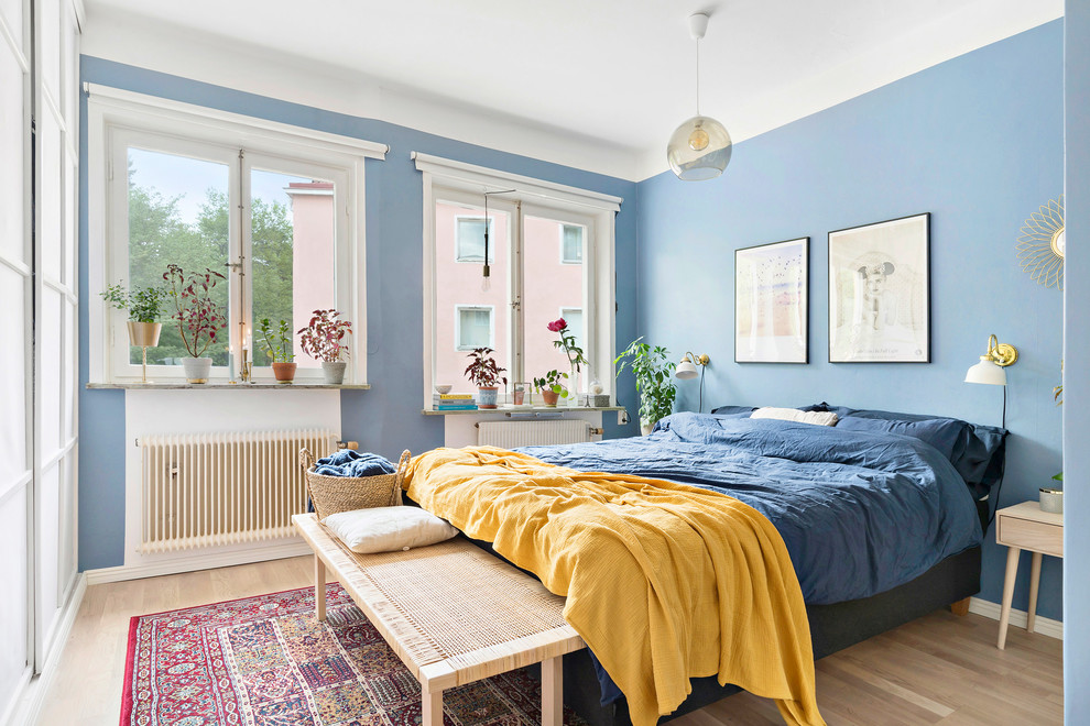 Scandi bedroom in Copenhagen.