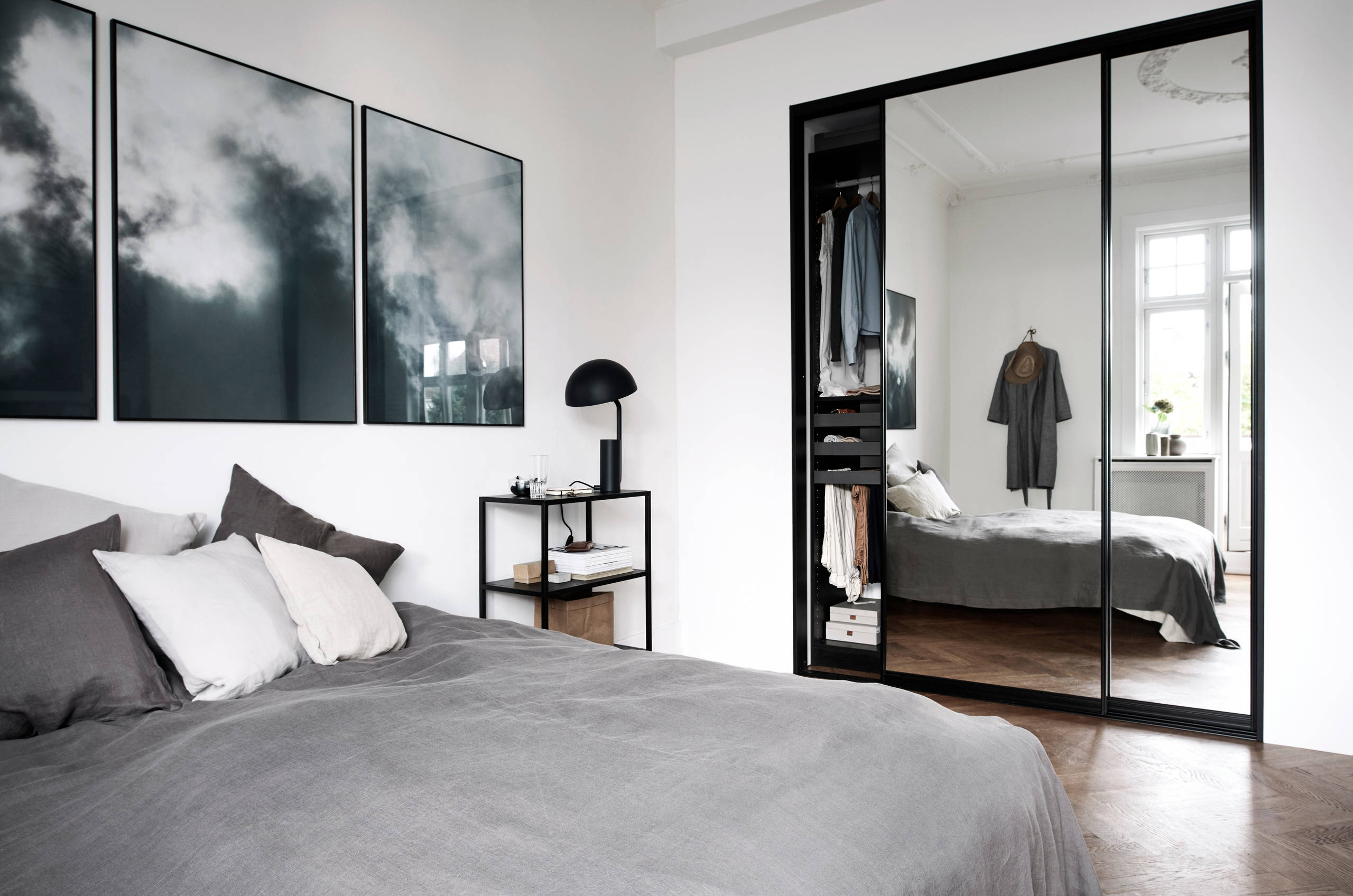 SMART mirror wardrobe - Scandinavian - Bedroom - Copenhagen - by Kvik  Denmark | Houzz