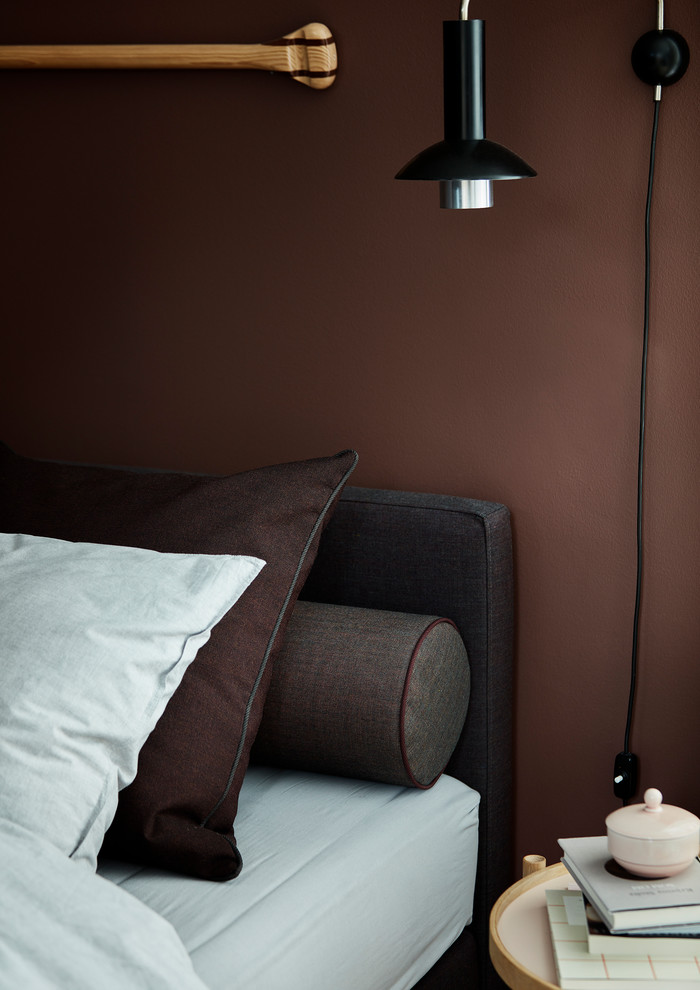 Minimalist bedroom photo in Copenhagen