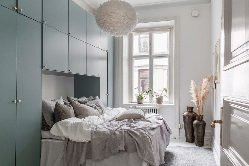 Inspiration for a scandinavian bedroom remodel in Gothenburg