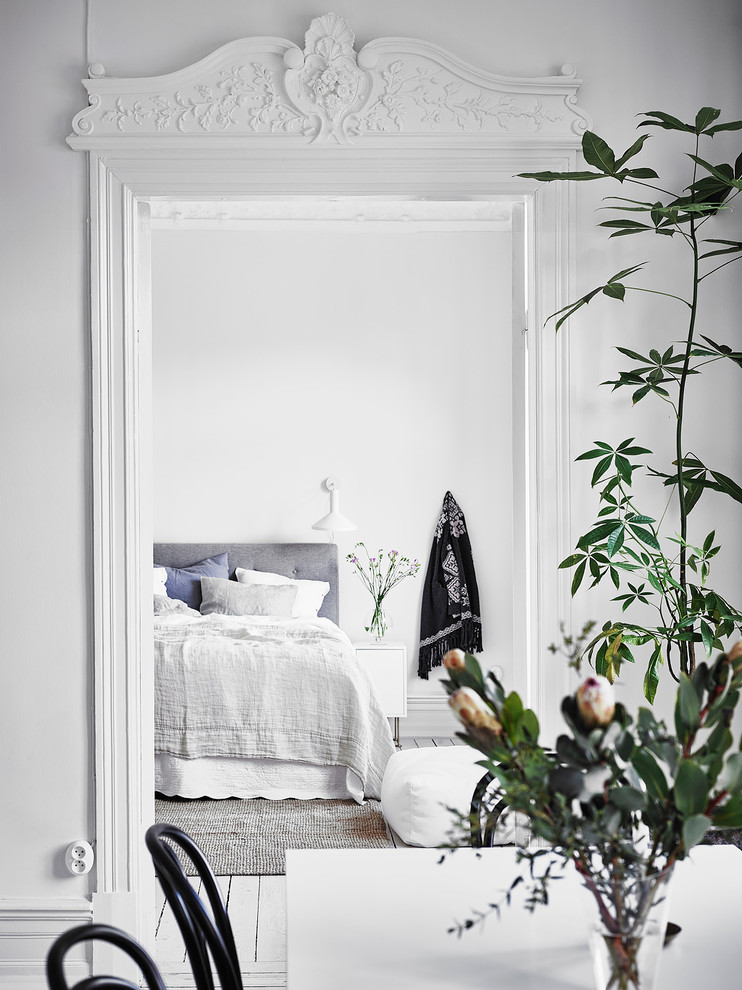 Inspiration for a scandi bedroom in Gothenburg.