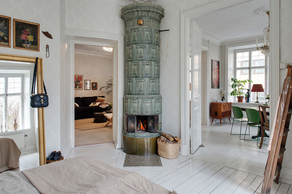 Свежая идея для дизайна: спальня в викторианском стиле - отличное фото интерьера