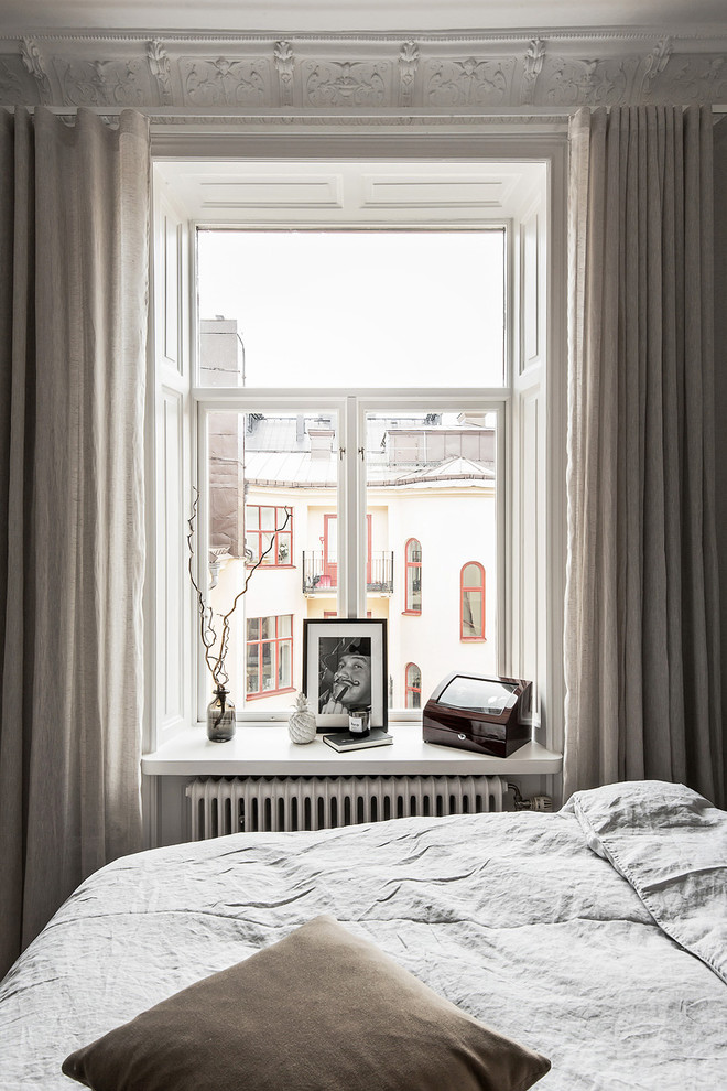 Inspiration for a scandi bedroom in Stockholm.