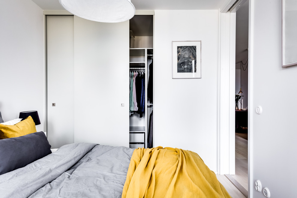 Design ideas for a contemporary bedroom in Stockholm.