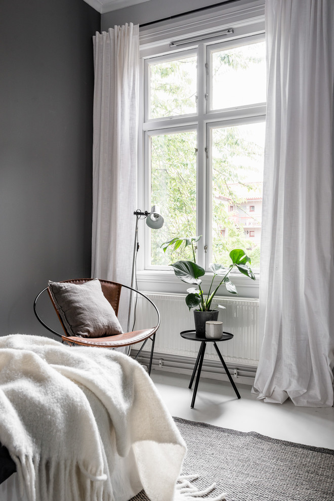 Example of a classic bedroom design in Gothenburg