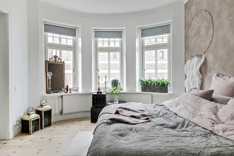 This is an example of a scandi bedroom in Other.