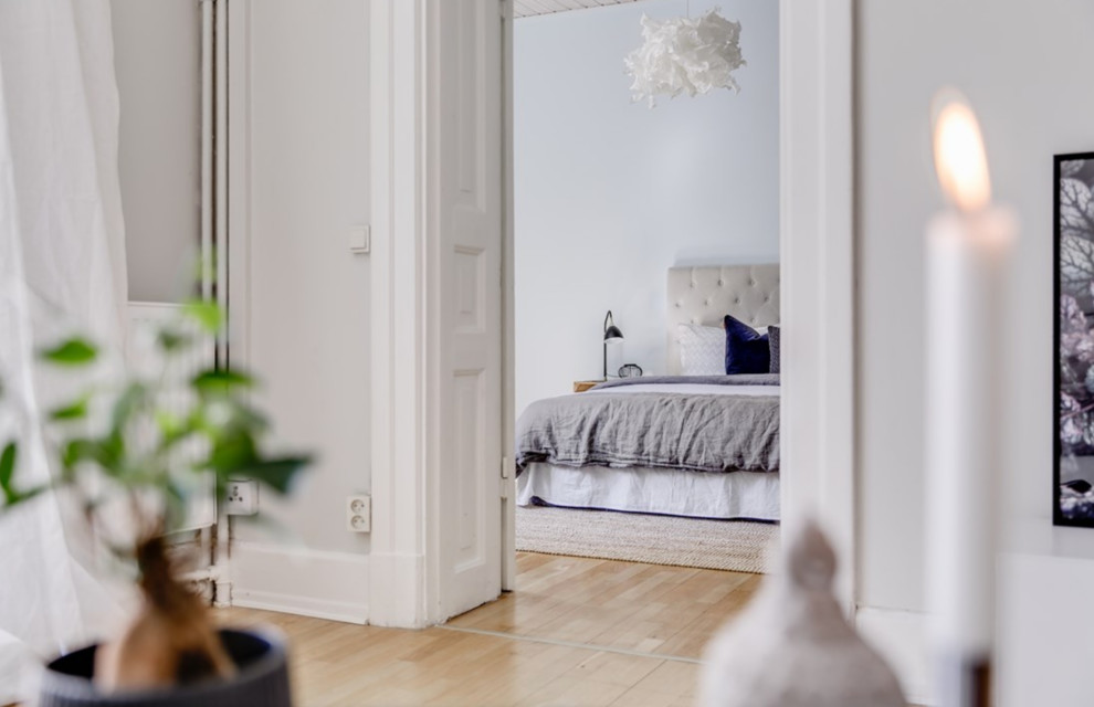 Photo of a scandi bedroom in Other.