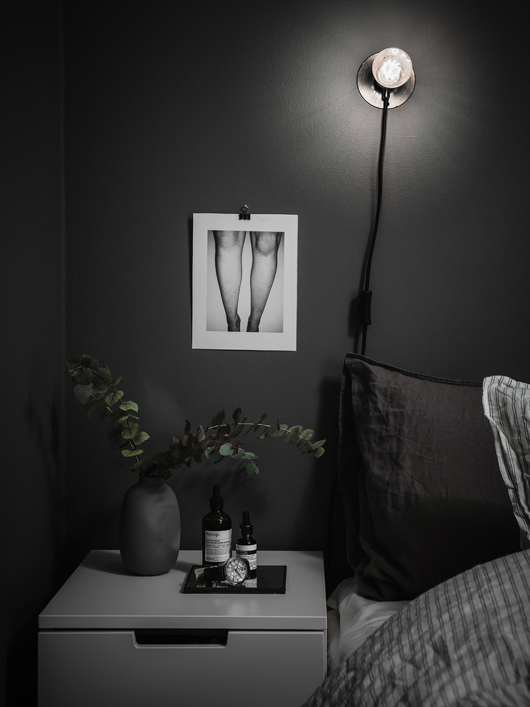 Photo of a scandi bedroom in Gothenburg.