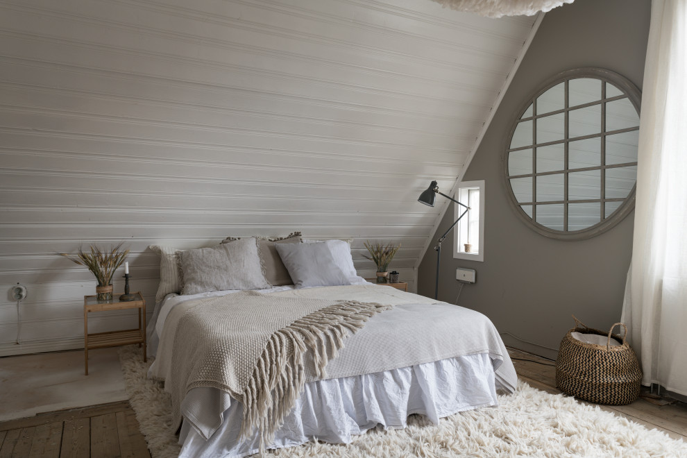 Inredning av ett skandinaviskt sovrum