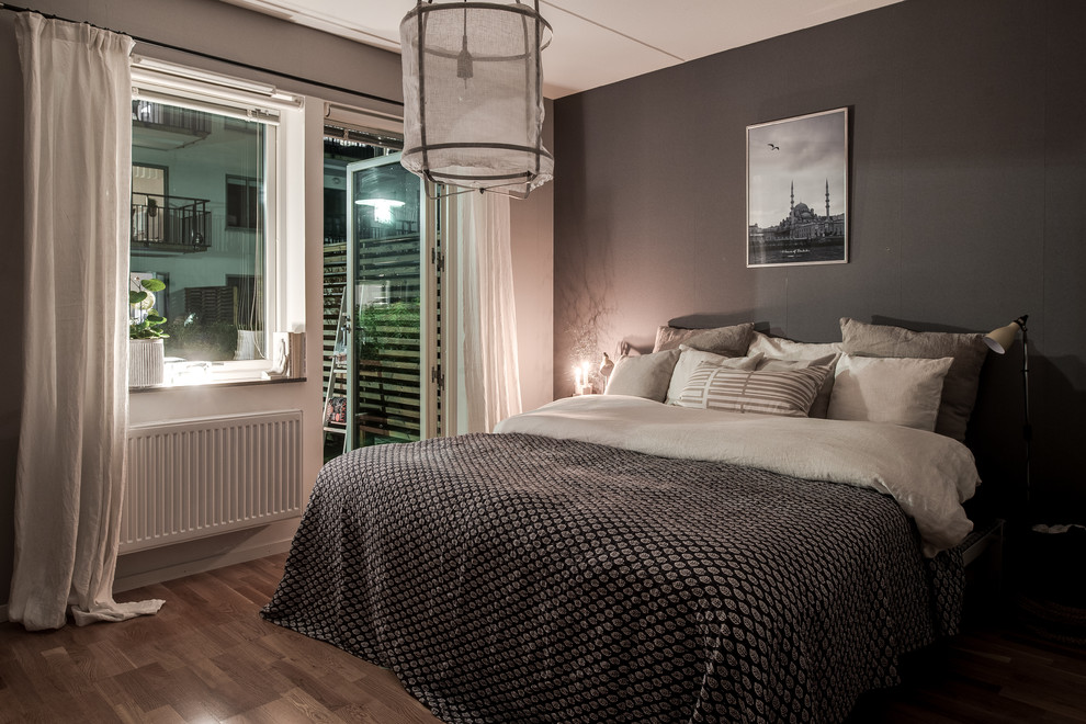 Design ideas for a scandi bedroom in Gothenburg.