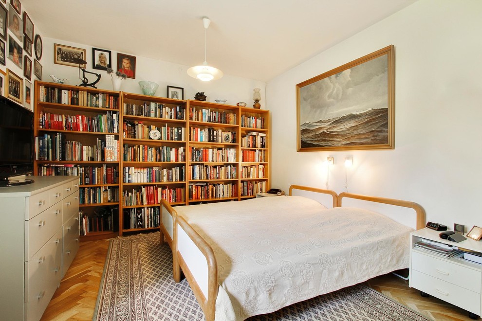Scandi bedroom in Copenhagen.