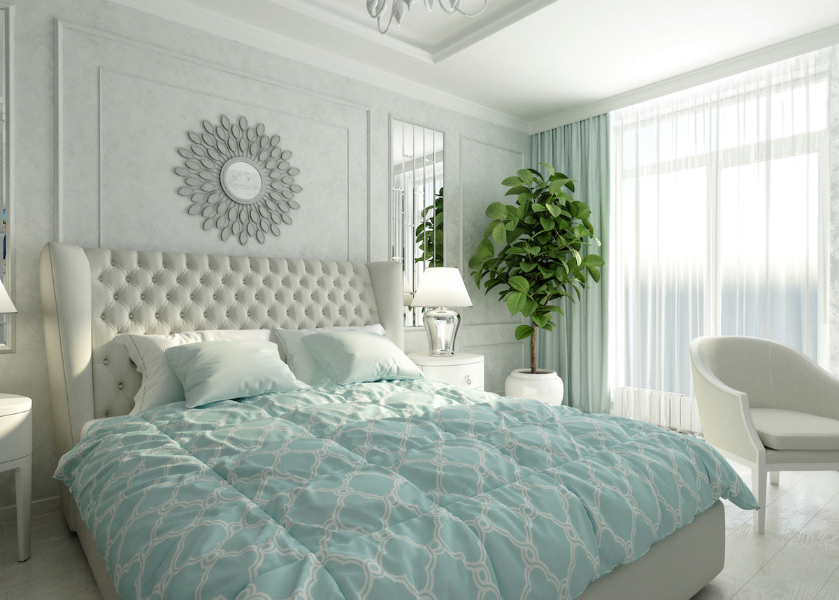 75 Beautiful Turquoise Bedroom Pictures Ideas September Houzz