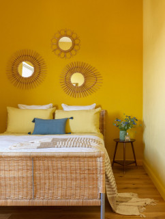 75 Gelbe Mediterrane Schlafzimmer Ideen & Bilder - März 2023 | Houzz DE