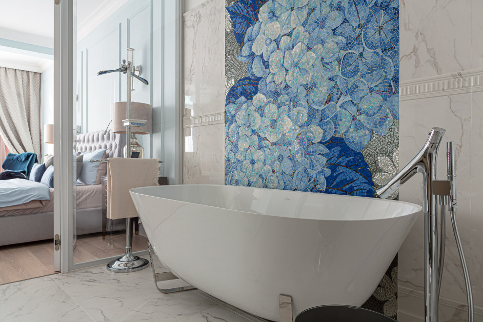 Стильный дизайн: большая ванная комната в современном стиле - последний тренд