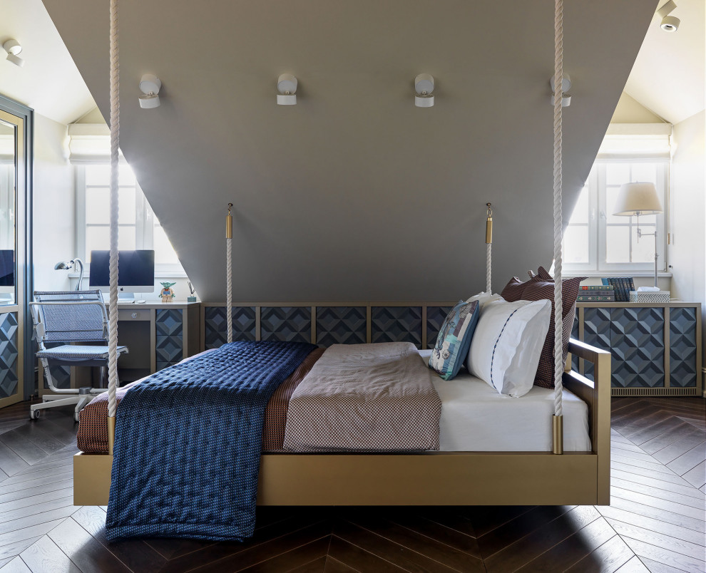 Источник вдохновения для домашнего уюта: спальня в классическом стиле