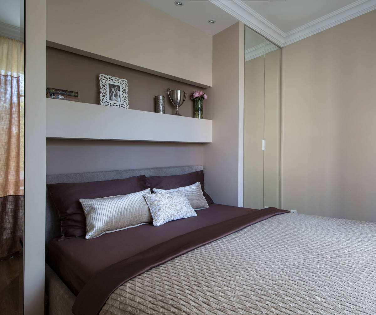 Как оформить спальню в маленькой квартире: 10 решений, 20 примеров