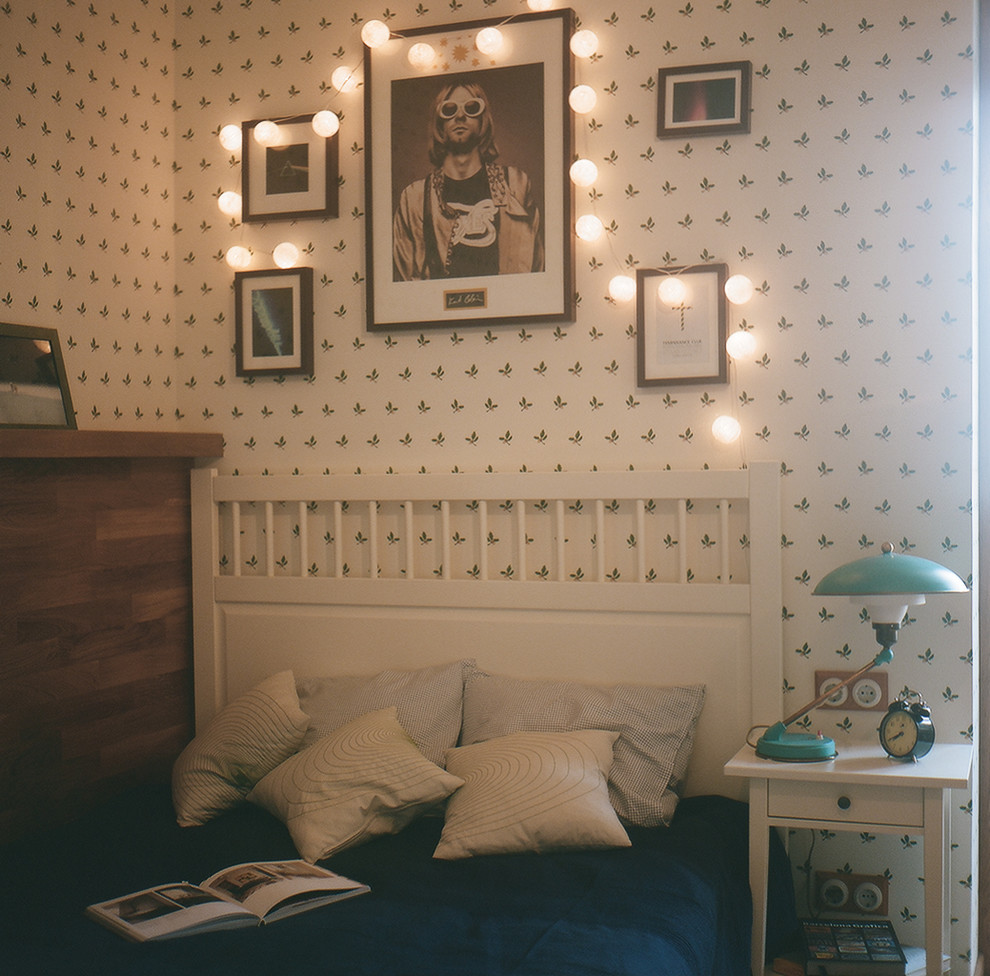 Idée de décoration pour une chambre vintage.