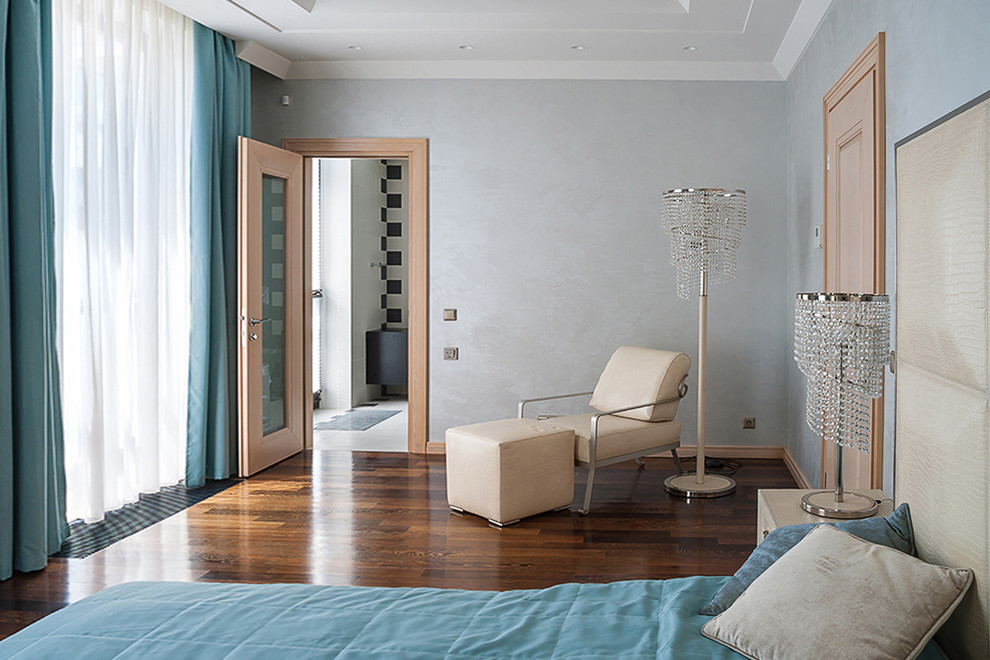 Пример оригинального дизайна: гостевая спальня среднего размера, (комната для гостей) в классическом стиле