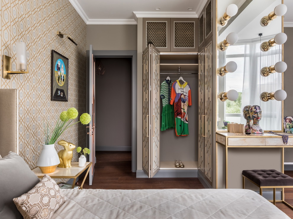 Modernes Schlafzimmer in Moskau