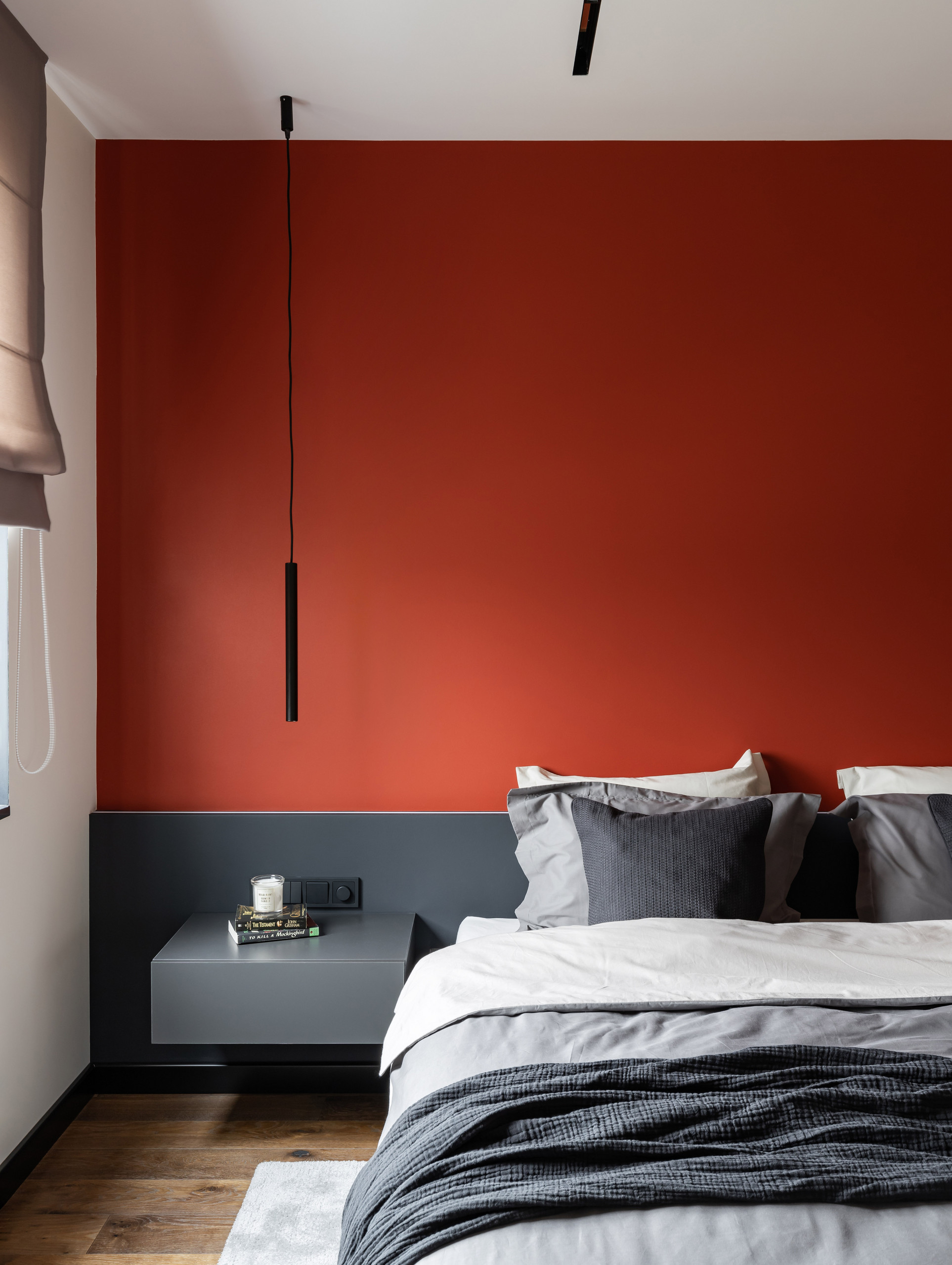 75 Rote Moderne Schlafzimmer Ideen & Bilder - März 2023 | Houzz DE