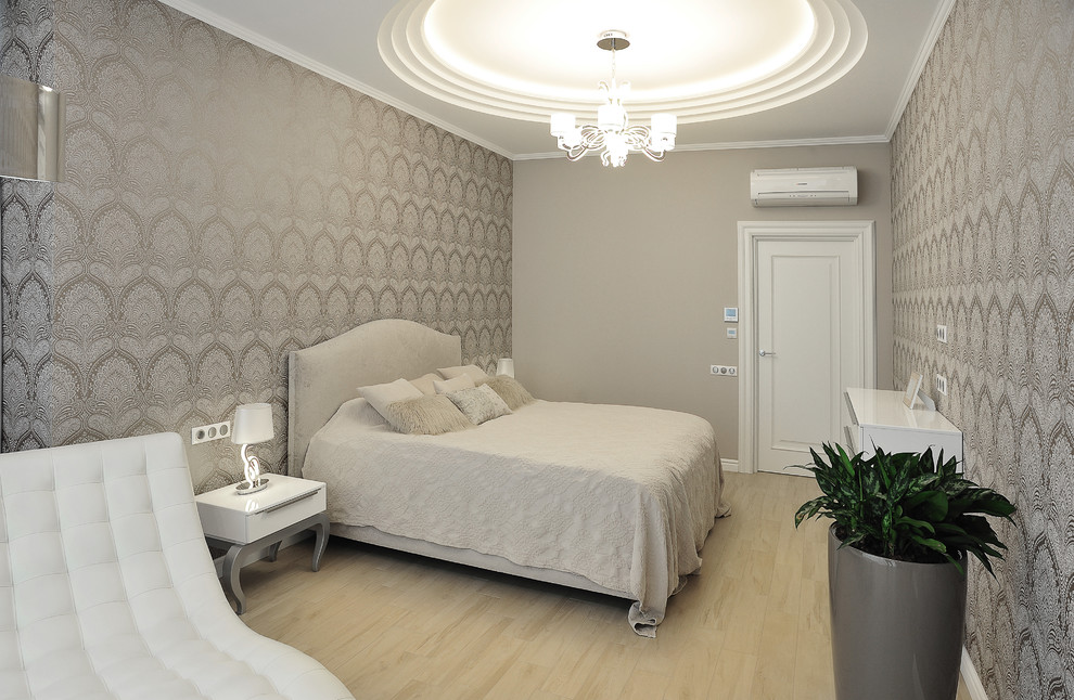 Идея дизайна: спальня в стиле неоклассика (современная классика)