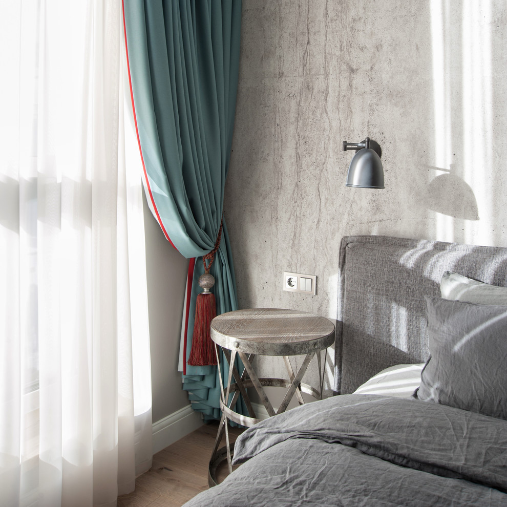Свежая идея для дизайна: спальня в стиле лофт - отличное фото интерьера