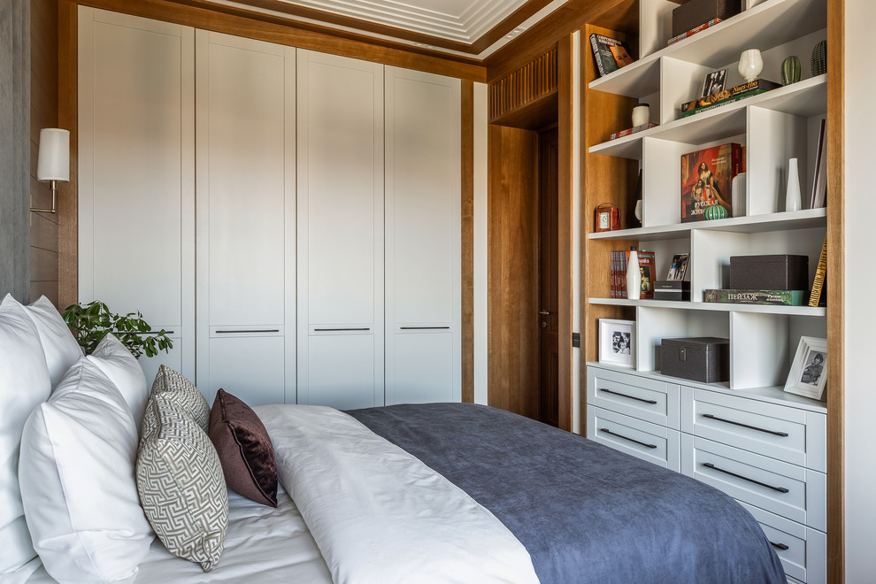 Стильный дизайн: хозяйская спальня в стиле неоклассика (современная классика) - последний тренд