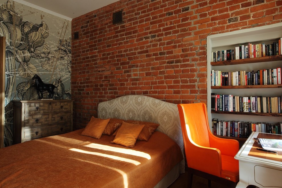 This is an example of an urban bedroom in Moscow.