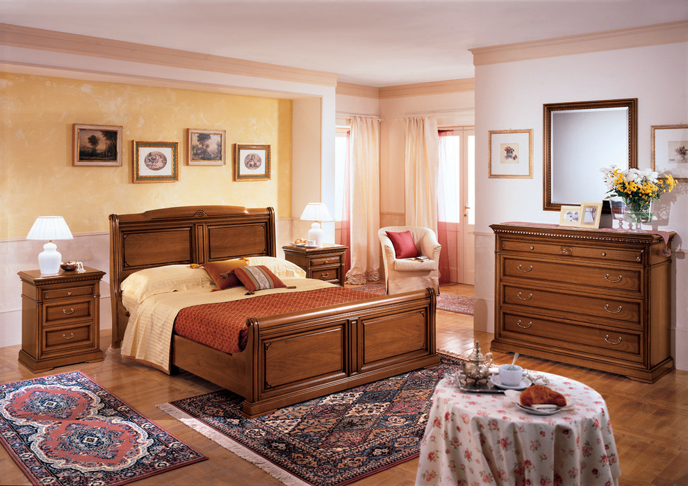 Diseño de dormitorio principal tradicional