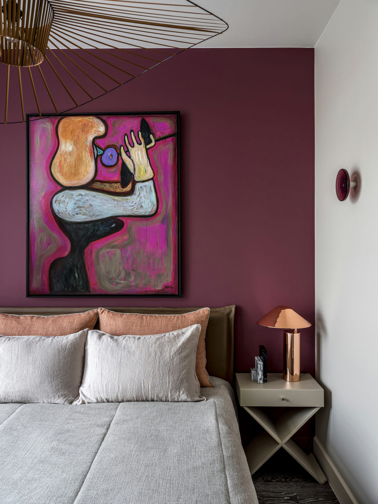 Purple Color & Design Inspiration  Purple walls, Bedroom paint colors, Purple  paint colors