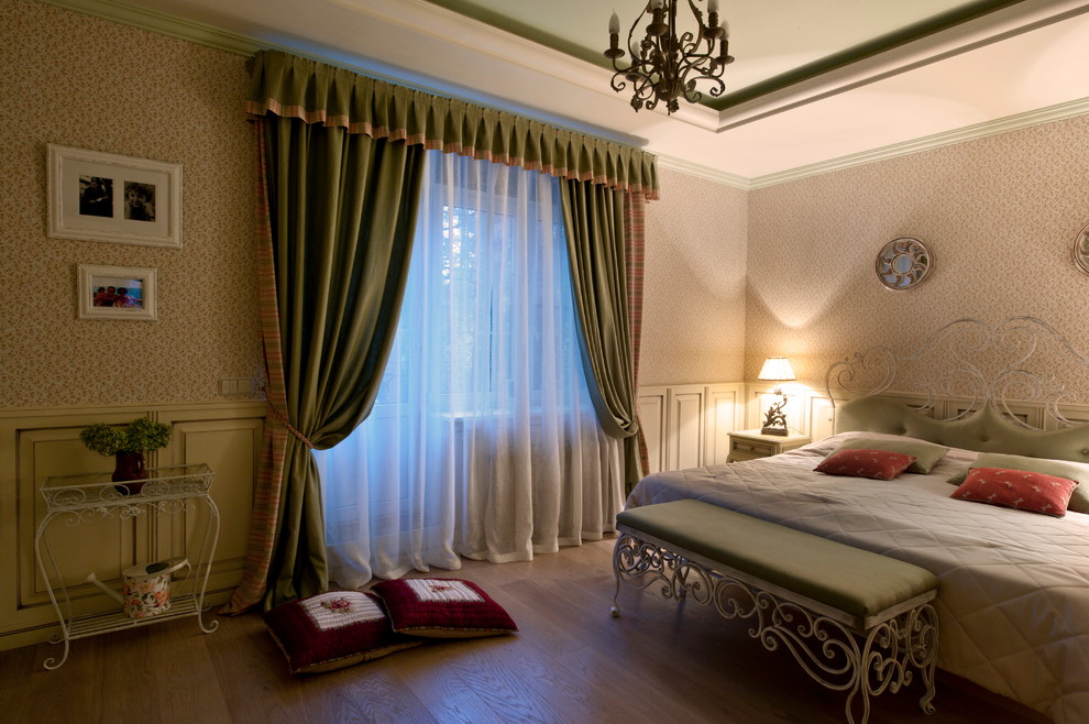 Mediterranes Schlafzimmer in Moskau