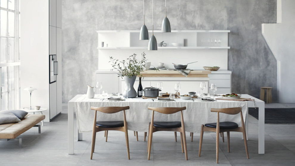 Design ideas for a modern dining room in Copenhagen.