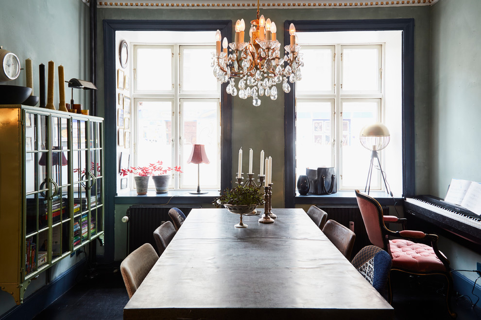 Dining room - eclectic dining room idea in Copenhagen
