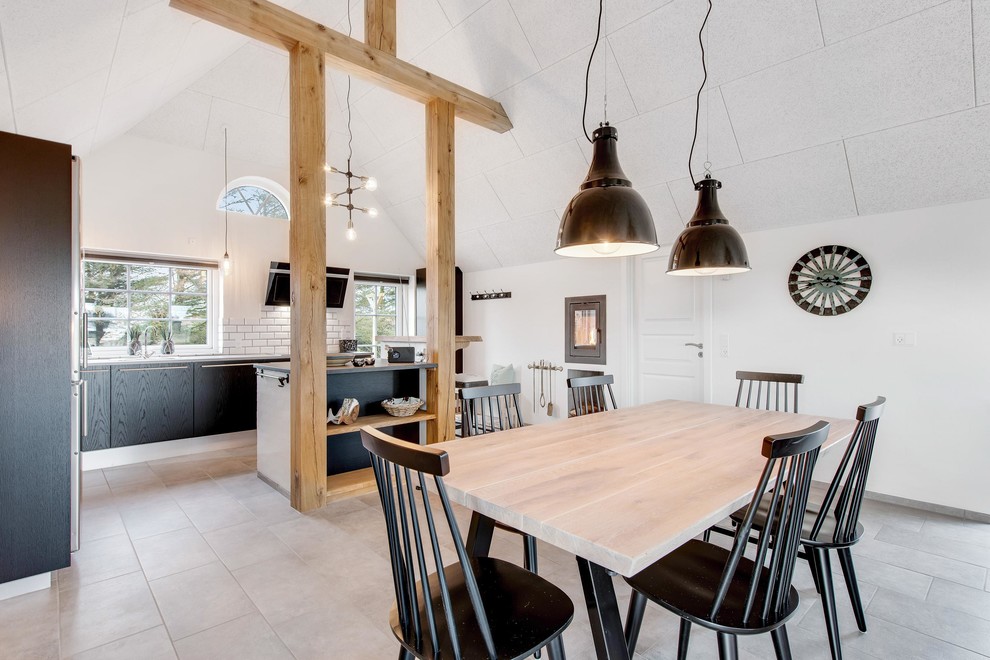 Photo of a scandi dining room in Esbjerg.