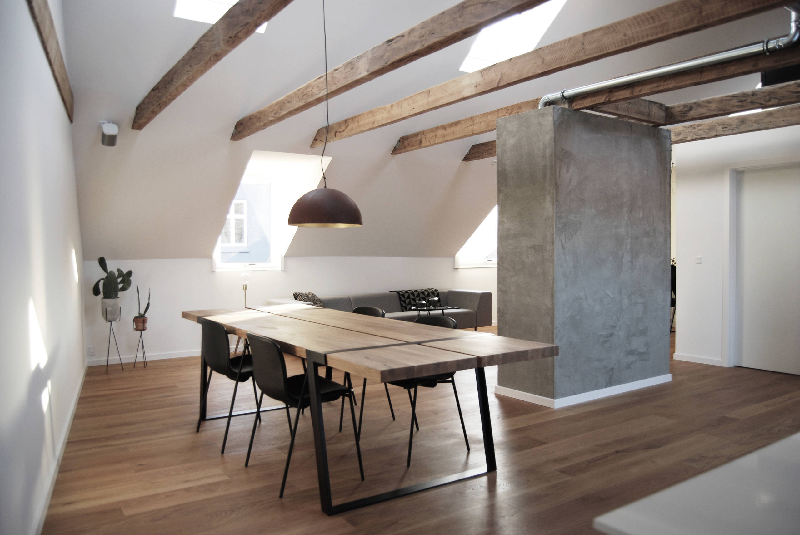 Renovering af lejlighed, Aarhus - Industrial - Dining Room - Aarhus - by  Hilberth & Jørgensen Arkitekter | Houzz